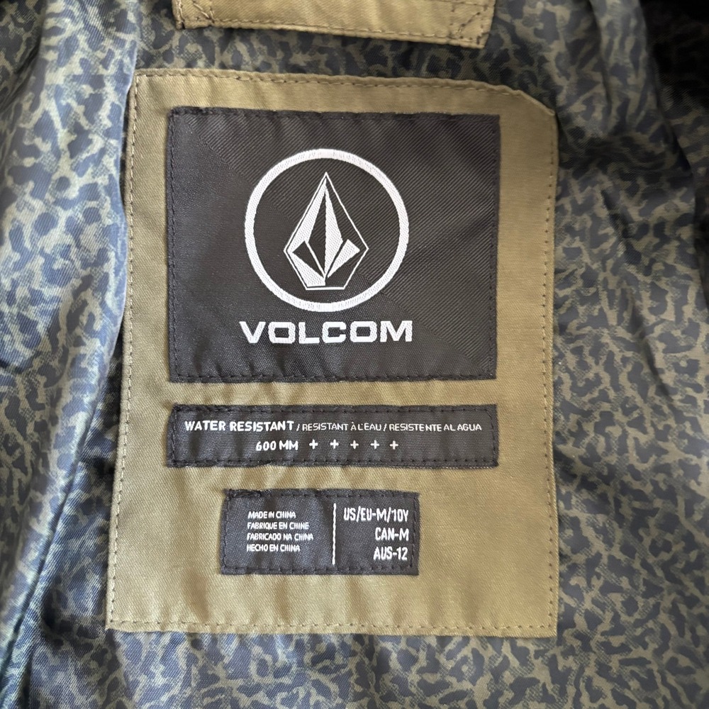 Volcom Women Quilted Water Resistant Shirt Jacket Olive Green C1641603 Size M - Picture 7 of 13